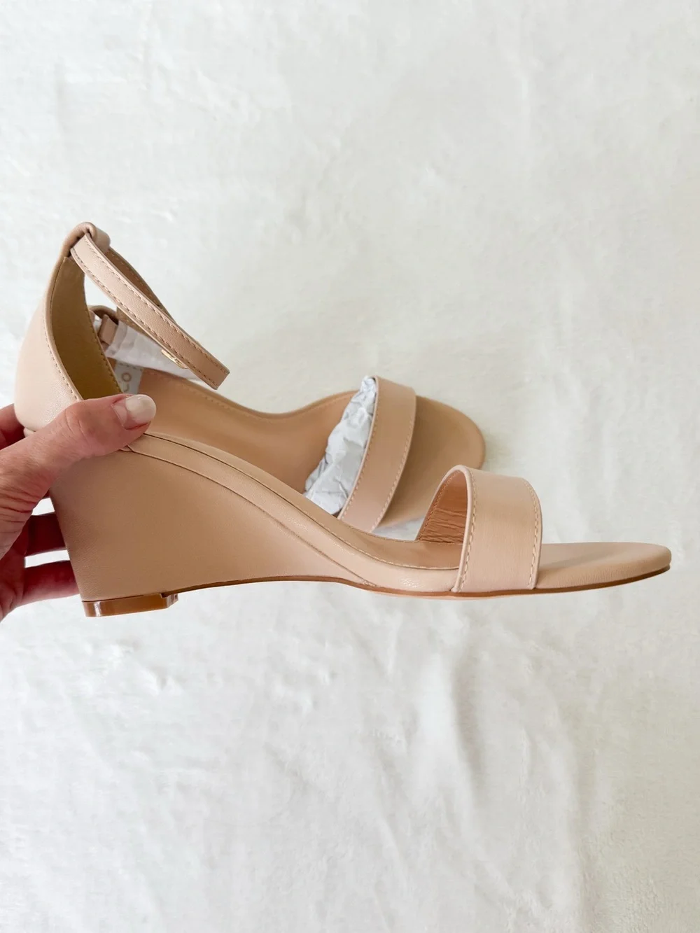 RAG & CO POBORA WEDGE SANDALS size 8
